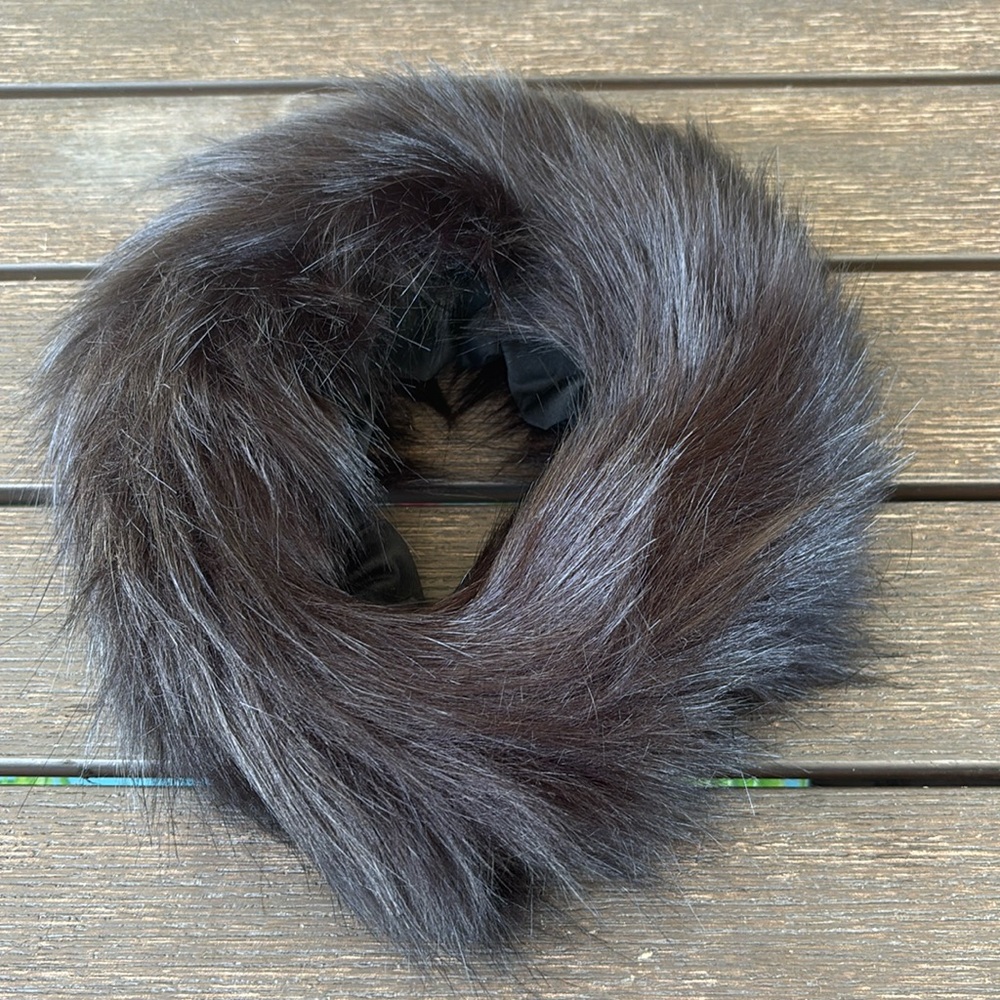 Black Faux Fur Headband